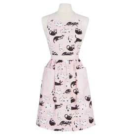 Now Designs Apron, Meow & Furrever Cats, ADULT