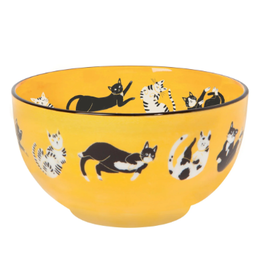 Now Designs Everyday Bowl, Meow & Furrever Cats