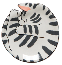 Now Designs Trinket Tray Meow & Furrever STRIPED CAT