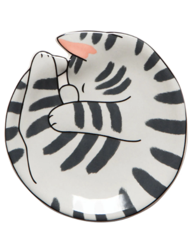 Now Designs Trinket Tray Meow & Furrever STRIPED CAT