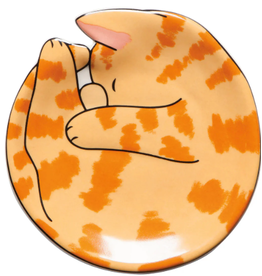 Now Designs Trinket Tray Meow & Furrever ORANGE CAT