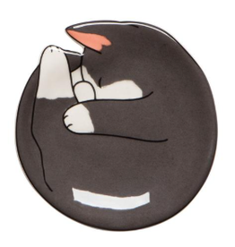 Now Designs Trinket Tray Meow & Furrever BLACK CAT
