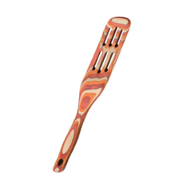 Island Bamboo/Wilshire Red Pakkawood 13" Slotted Spurtle discntd
