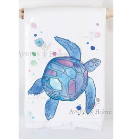Dish Towel, Blue Sea Turtle