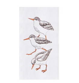 C and F Home Towel, 3 Sandpipers, floursack