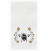 C and F Home Towel, Queen Bee, waffle weave