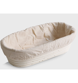 Breadtopia Breadtopia Bread Proofing Basket with LINER, oblong ciw