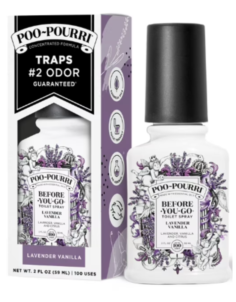 Pourri Poo-Pourri Toilet Spray, Lavender Vanilla, 2oz