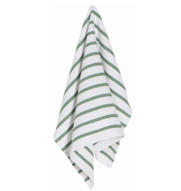 Now Designs Basketweave Kitchen Towel, Elm Green