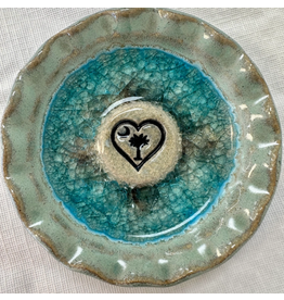 Handmade Pottery Dish, South Carolina, 5"