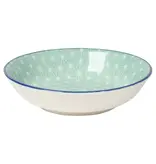 Now Designs Stamped Dipper Bowl Aqua Stars, 3.75"*