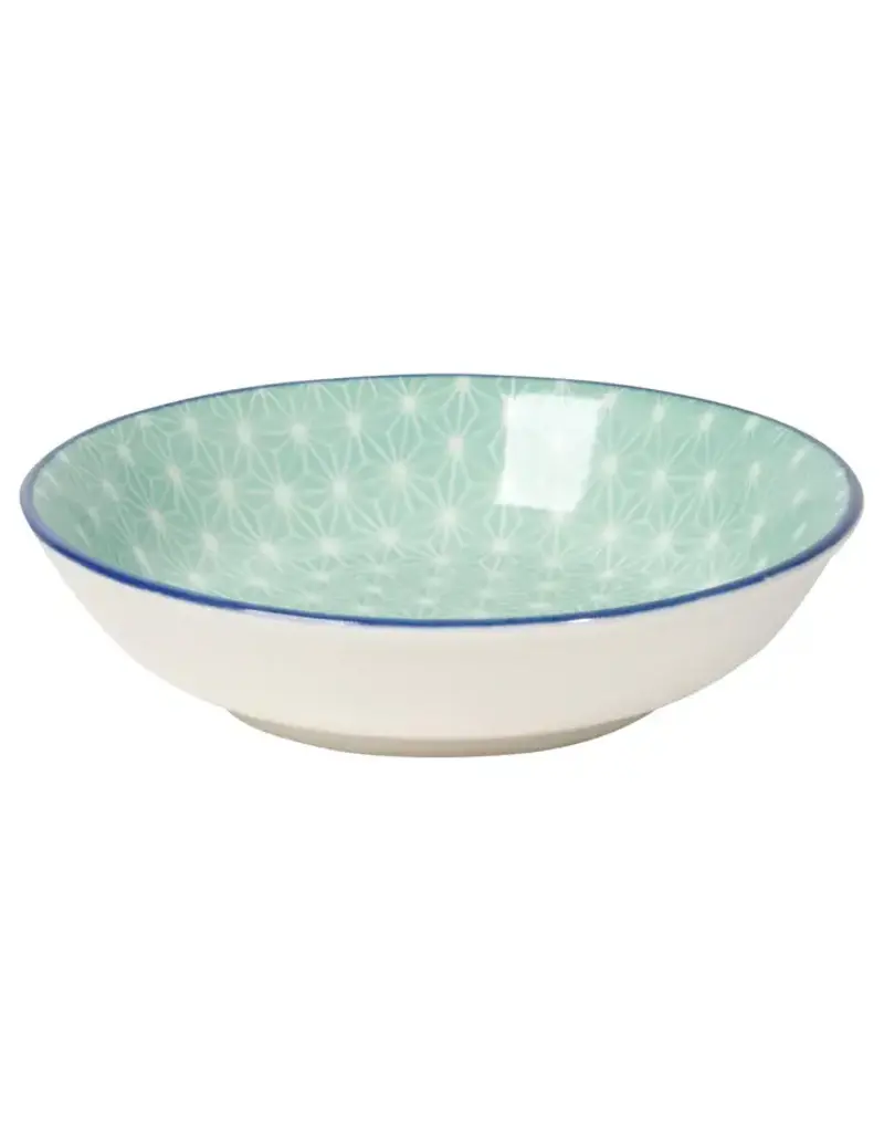 Now Designs Stamped Dipper Bowl Aqua Stars, 3.75"*
