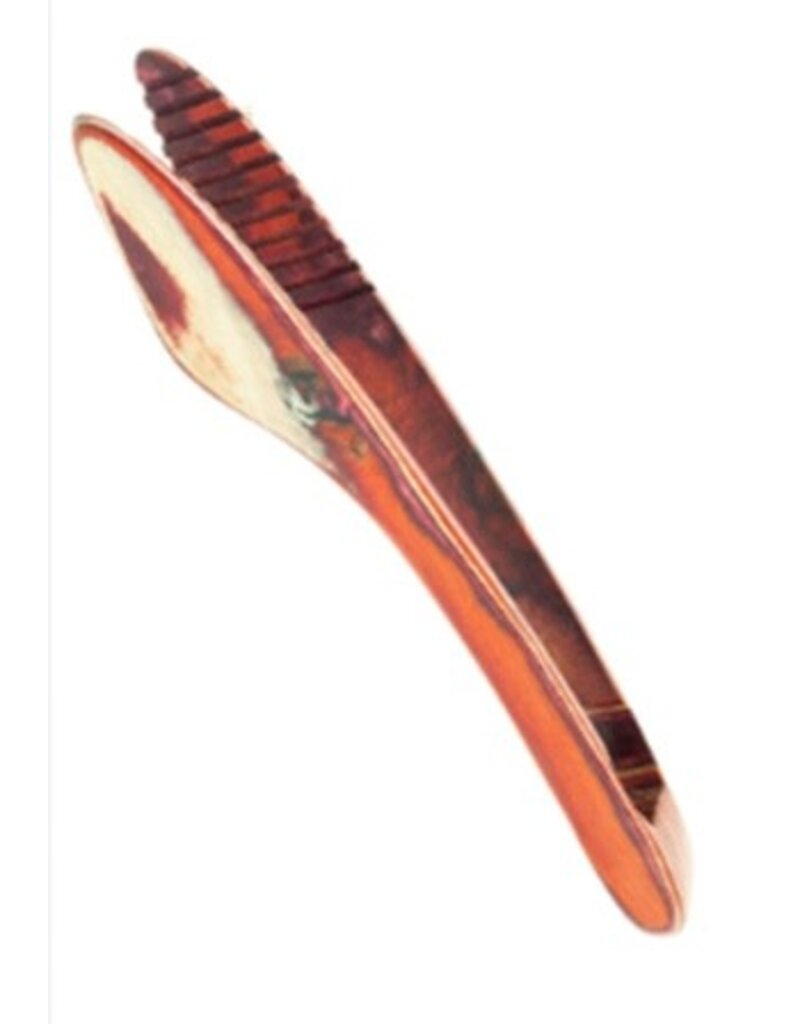Island Bamboo/Wilshire Red Pakkawood Tongs, 12"