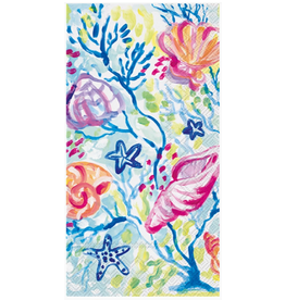 Boston International Guest Towels, Colorful Sea Fun, 20x