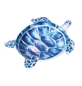 Supreme Housewares Melamine Sea Turtle Plate, Indigo Blue  7"
