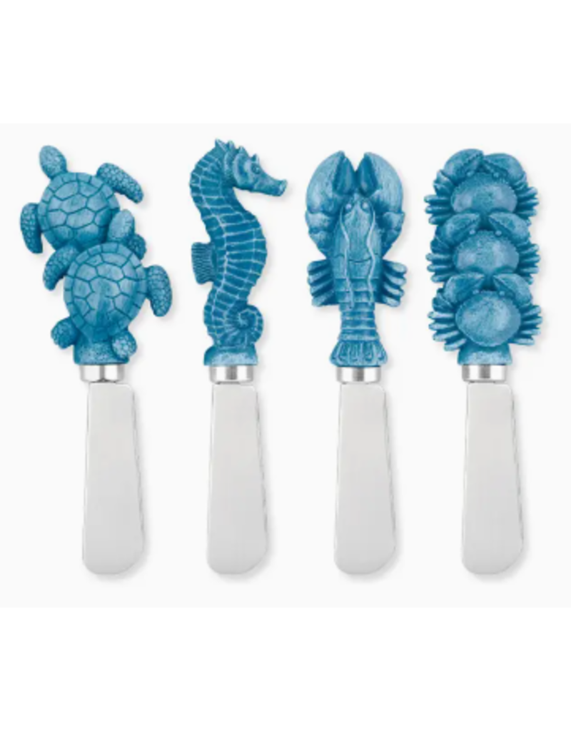 Supreme Housewares Cheese Spreader, Blue Sea Life  SINGLE