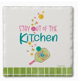 Pickleball Coaster, Stay Out of Kitchen