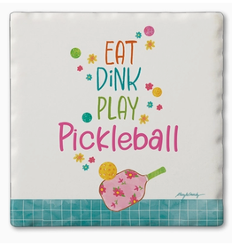 Pickleball Coaster, Eat DINK Play