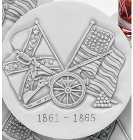 Hand-Crafted Absorbent Ceramic, Civil War, SINGLE*
