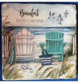 Absorbent Stone Beach Coaster, Beach Chairs BEAUFORT