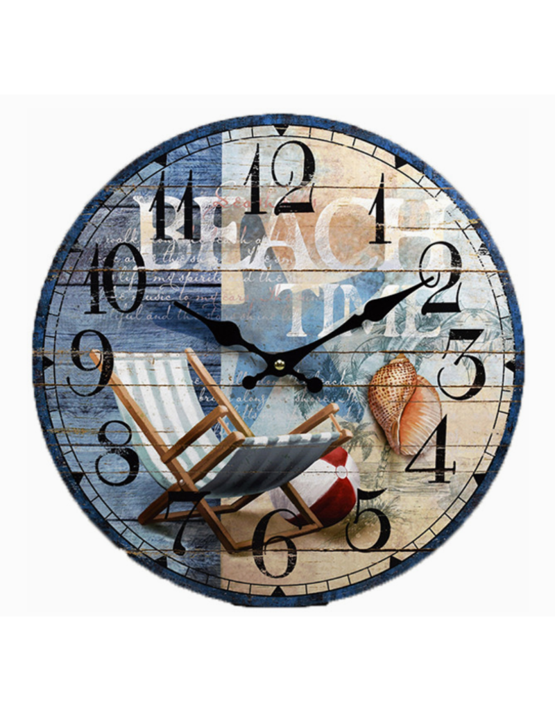 Beach Chair Clock 13"
