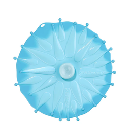 Charles Viancin COASTAL Blue Sea Anemone Silicone Suction Bowl Cover, Med/Small 6" cir
