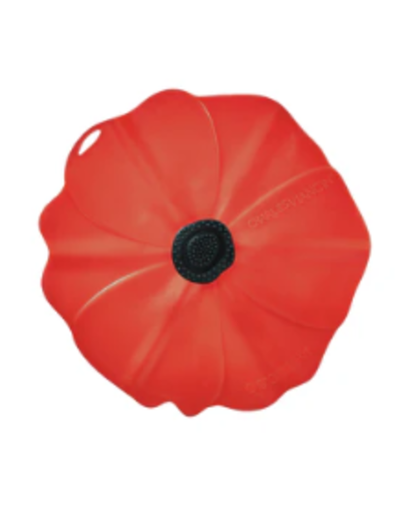 Charles Viancin POPPY Silicone Suction Bowl Cover, Med/Small 6" cir