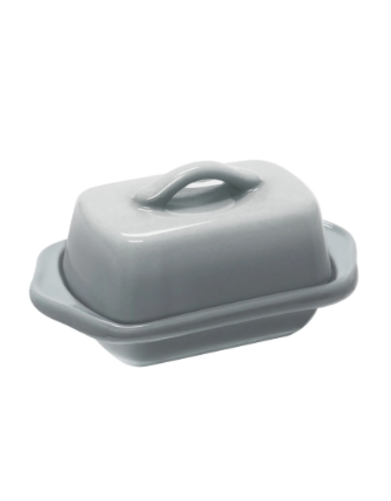 Chantal Mini Butter Dish, 5", gray