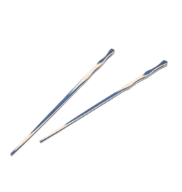 Island Bamboo/Wilshire Blue Pakkawood Chopsticks, Set of 2