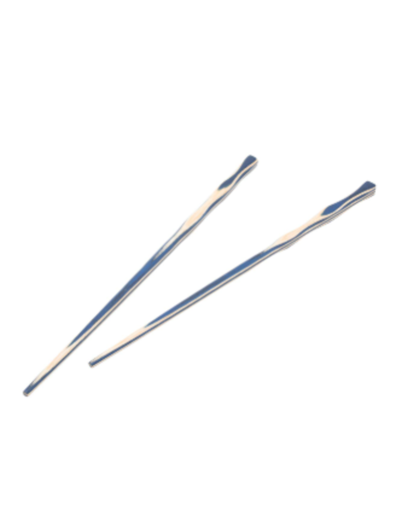 Island Bamboo/Wilshire Blue Pakkawood Chopsticks, Set of 2