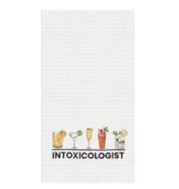 C and F Home Towel, Intoxicologist, waffle weave