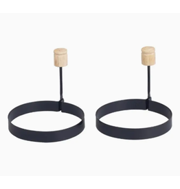 Harold Imports HIC Nonstick Egg Rings, Set of 2 disc