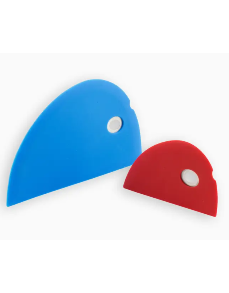 Messermeister Silicone Bowl Scrapers, Set of 2 cir