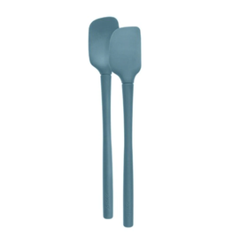 Tovolo All Silicone Mini Spatula & Spoon, Slate Blue