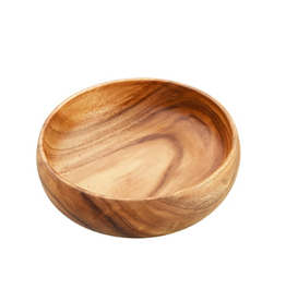 Pacific Merchants Round Calabash Wood Bowl 4" disc