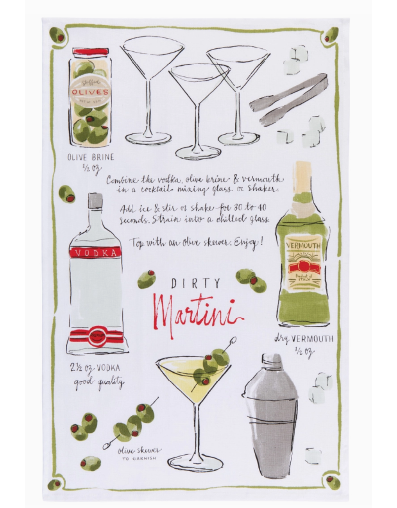Now Designs Dish Towel Martini