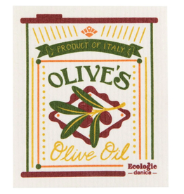 Now Designs Swedish Dish Cloth Olive Oil DISC