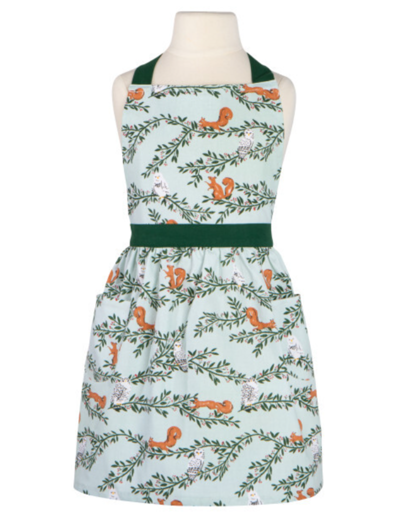 Now Designs Holiday Apron, Forest Fete Squirrel, CHILD