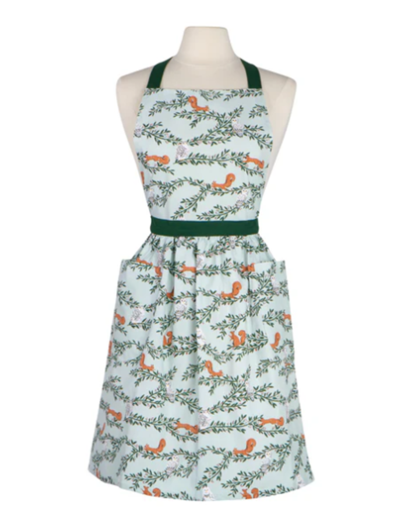 Now Designs Holiday Apron, Forest Fete Squirrel disc
