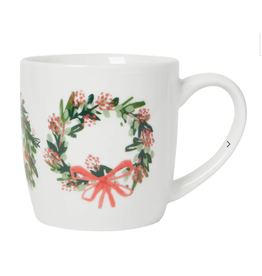Now Designs Holiday Mug, Wreaths, 12oz