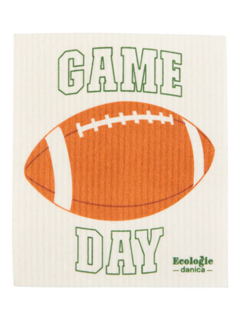 Now Designs Fall Swedish Dish Cloth Game Day Football