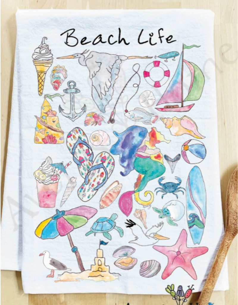 Dish Towel, Beach Life