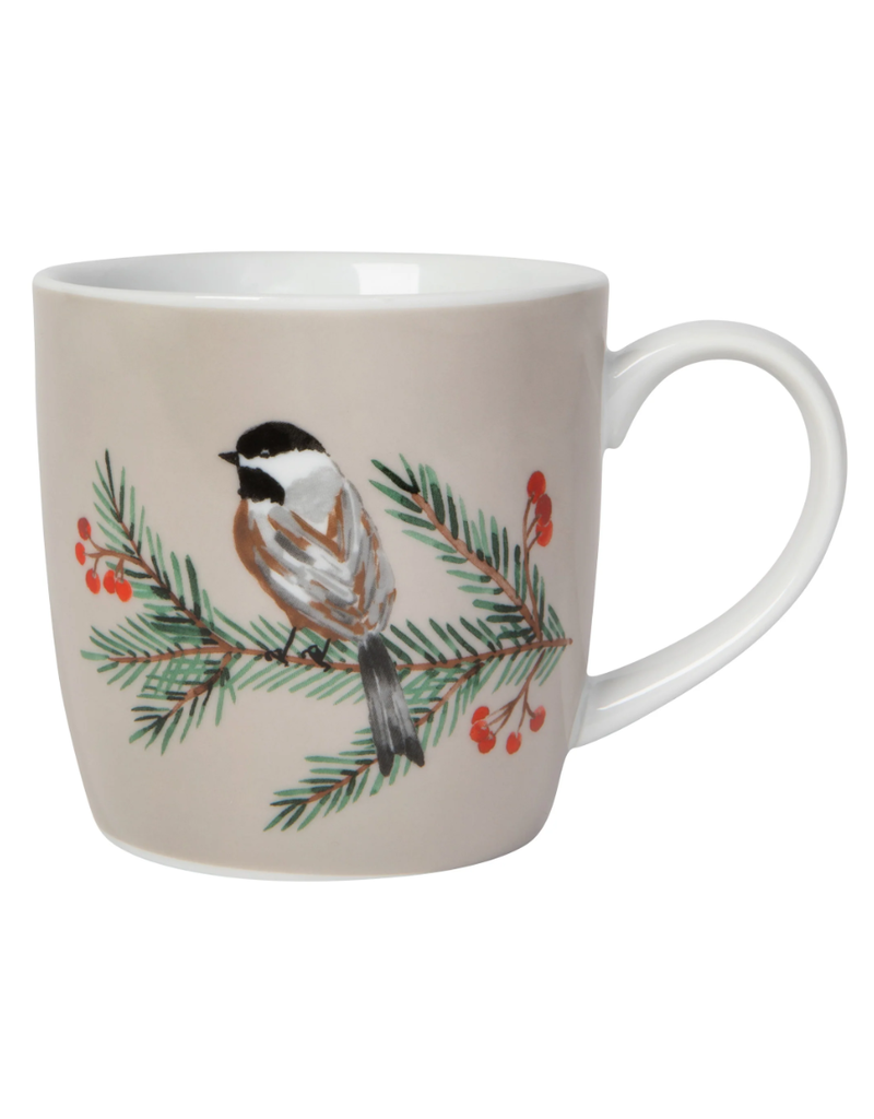 Now Designs Holiday Mug, Birds & Boughs, 12oz