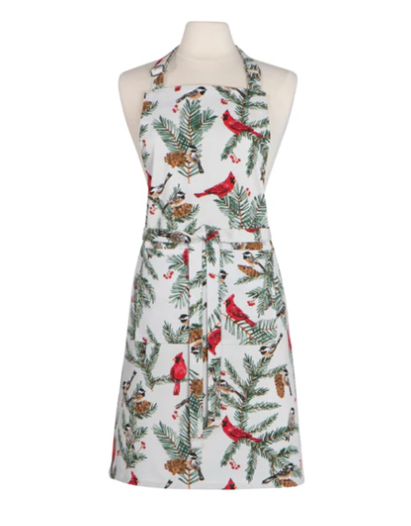 Now Designs Holiday Apron, Birds & Boughs