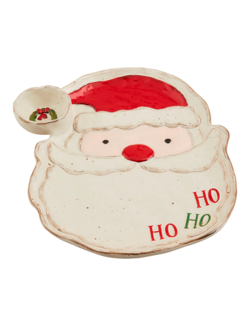 Mudpie Holiday Farm Santa Chip & Dip