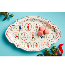 Mudpie Holiday Multiple Nutcrackers Platter, 16x10"