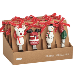 Mudpie Holiday Spreader, ceramic, SINGLE