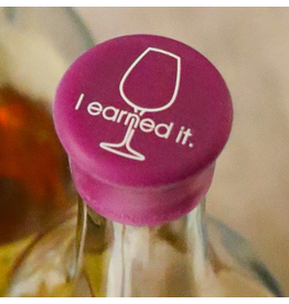 Capabunga Capabunga Leak-Proof Wine Cap, Wine EARNED IT