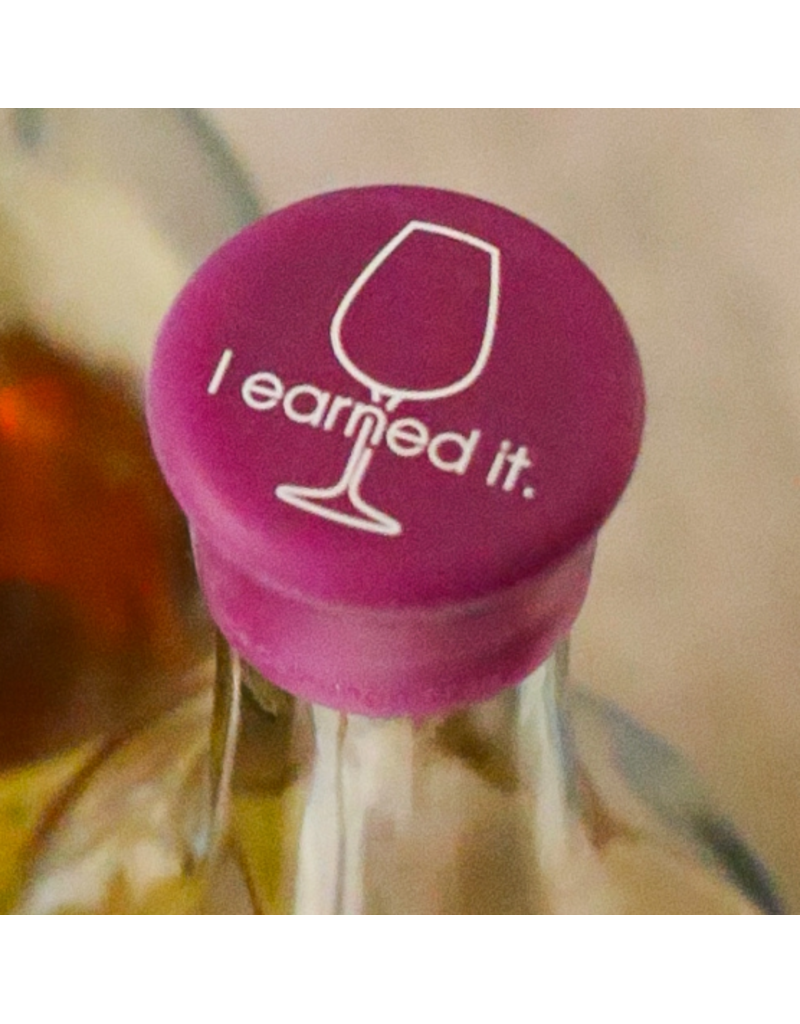 Capabunga Capabunga Leak-Proof Wine Cap, Wine EARNED IT