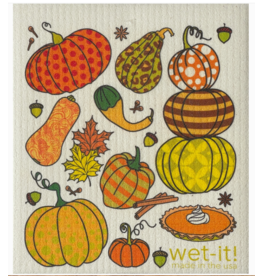 Wet-It Fall Swedish Dish Cloth Harvest Pumpkins & Gourds